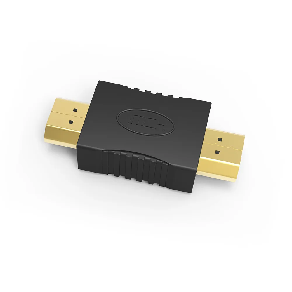 Высокое качество HDMI к HDMI мужчин и мужчин позолоченный соединитель удлинители соединителей адаптер конвертер для ноутбук с HDTV проектор