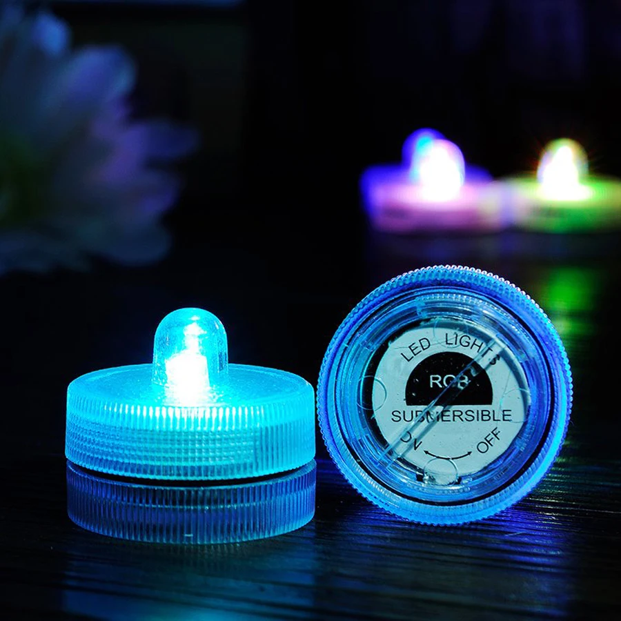 10 шт. водонепроницаемые погружные светодиодные чайсветильник лампы разных