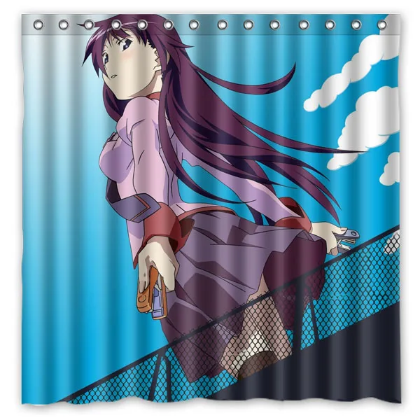 Senjougahara Hitagi занавеска для душа Персонализированная badkamer gordijn Прямая поставка