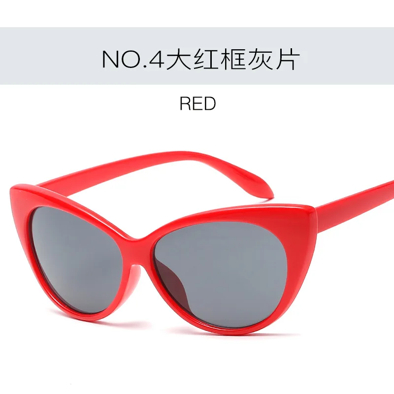 C4 Новые ретро сексуальные Cateye Солнцезащитные очки женские брендовые дизайнерские Винтажные Солнцезащитные очки кошачьи глаза Модные женские очки UV400 оттенки - Цвет линз: C4