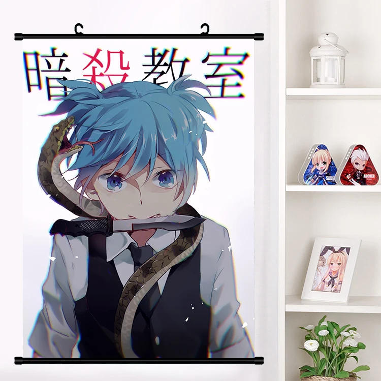 Аниме Черный Рок Korosensei Shiota Nagisa аниме настенные картины подвесные плакаты отаку
