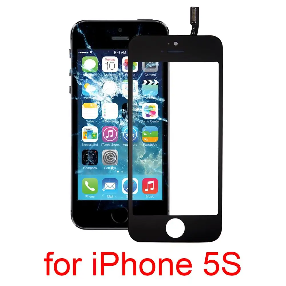 Новинка для iPhone 5S сенсорная панель с фронтальным ЖК экраном рамка и OCA оптически