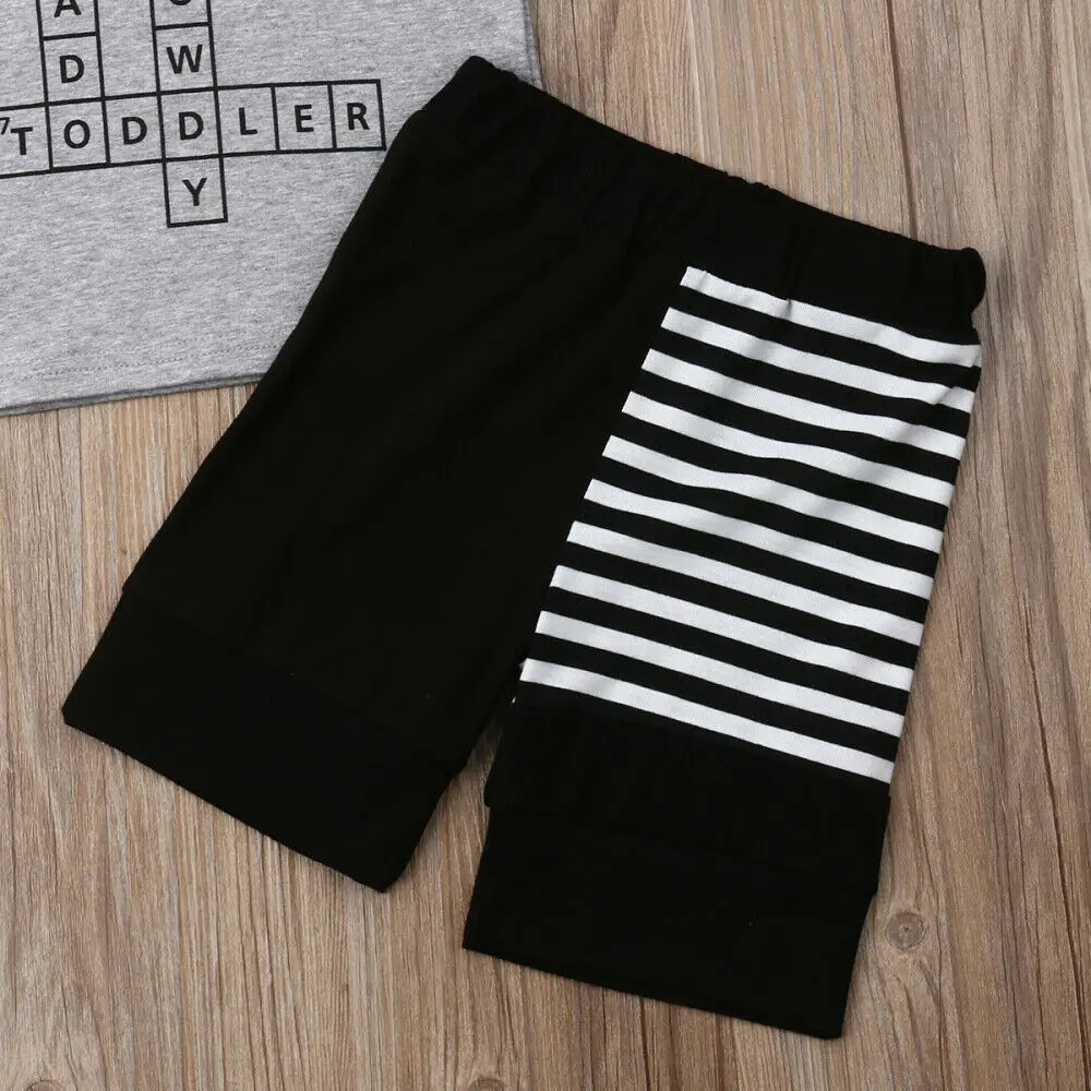 От 0 до 4 лет комплекты одежды для маленьких мальчиков топы с короткими рукавами