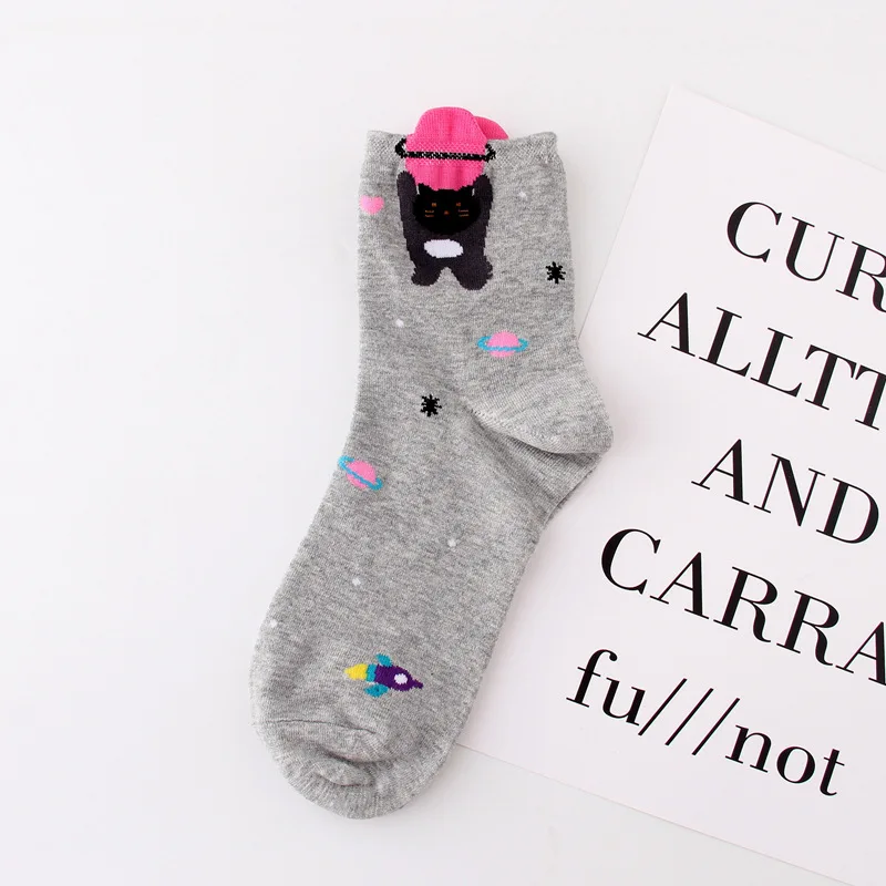 Женские носки из хлопка с рисунком дикого гиганта панды лягушки коричневого