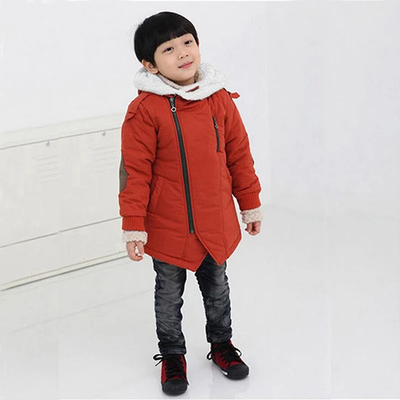 Лидер продаж зимняя верхняя одежда для мальчиков детские пальто с длинными