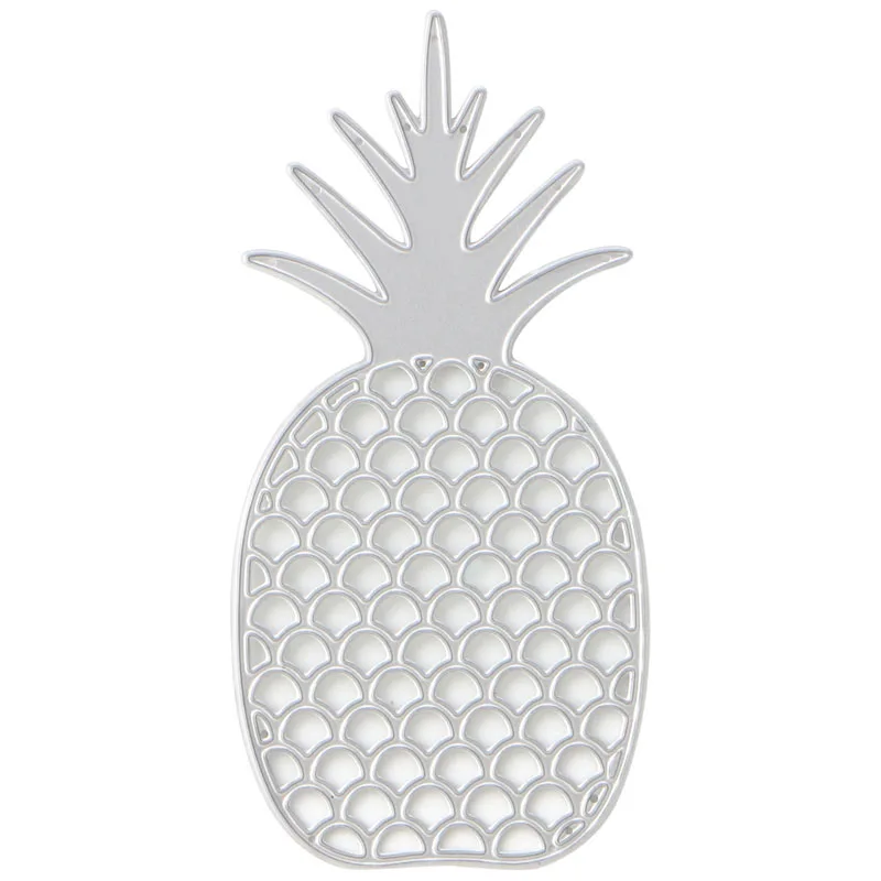 Ананасовый металлический прорезной трафарет для окраски DIY альбом скрапбукинга