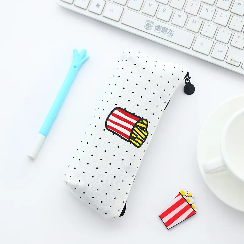 Милый чехол карандаш с мультяшным рисунком для школьников креативная Сумка