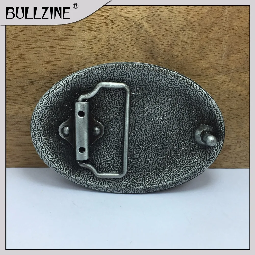 Bullzine модный ремень с пряжкой оловянной отделкой FP-03676 подходит для ремня шириной 4