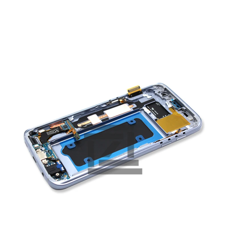 100% новый ЖК дисплей для Samsung Galaxy S7 G930F дигитайзер сенсорного экрана с рамкой в
