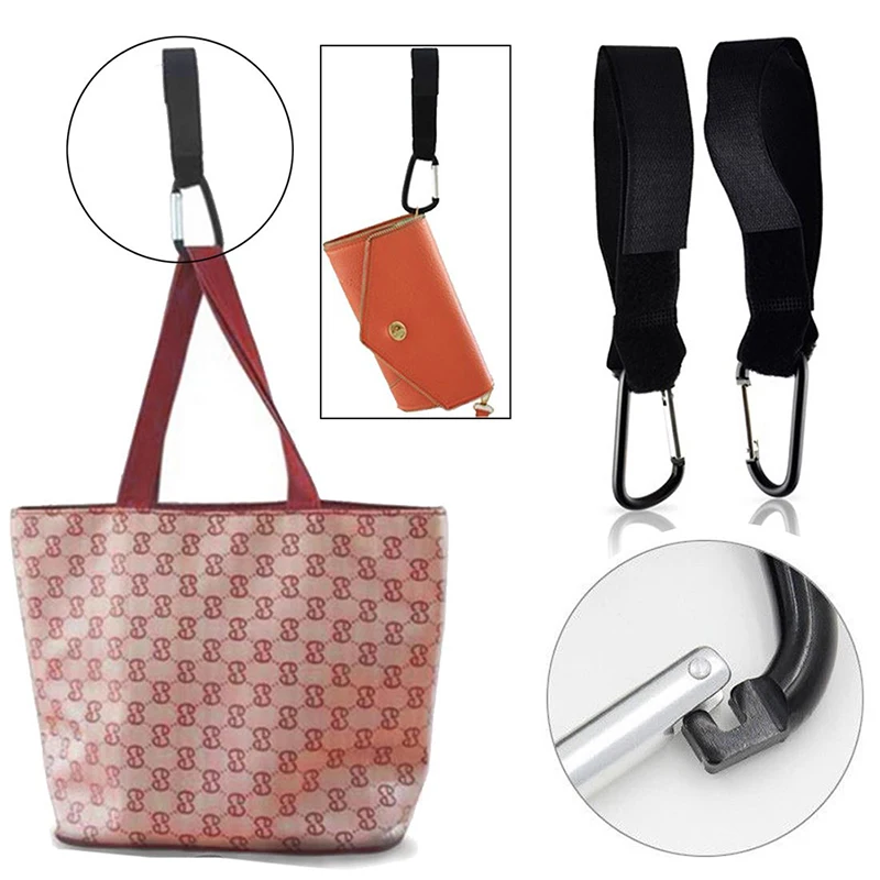 

2Pcs Universal Buggy Mummy Clips Pram Pushchair Shopping Bag Hook Carabiner Clip