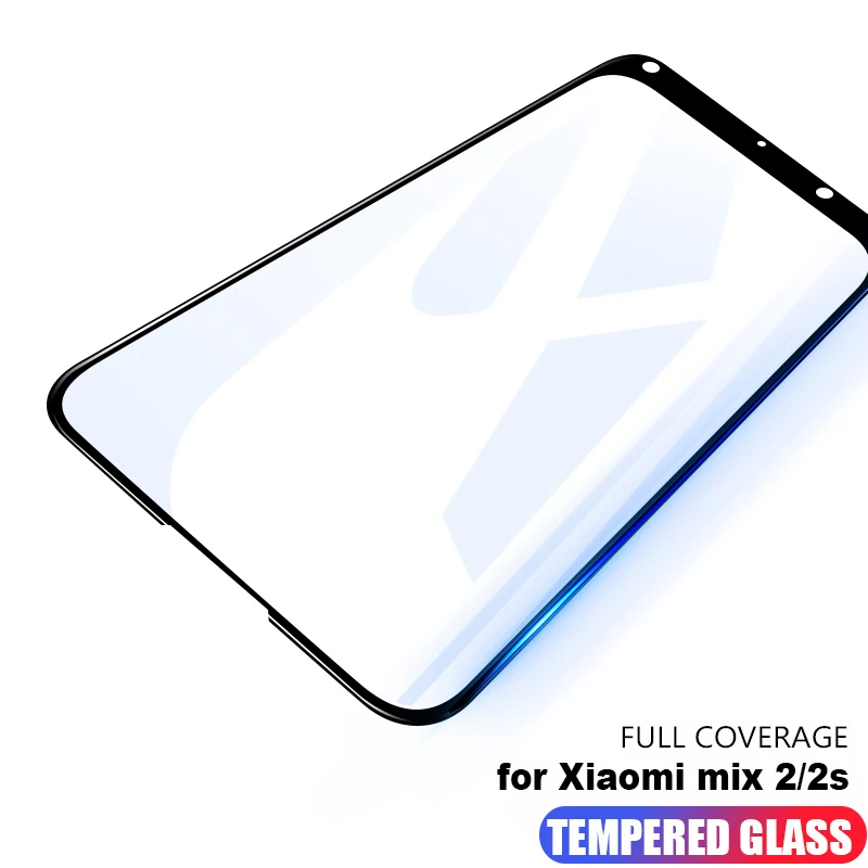 2 шт. закаленное стекло для Xiaomi Mi Mix защита экрана полное покрытие S Защитная