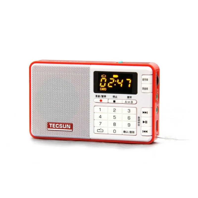 TECSUN Q3 мини Портативный fm Радио цифровой MP3-плеер Поддержка Регистраторы TF карты