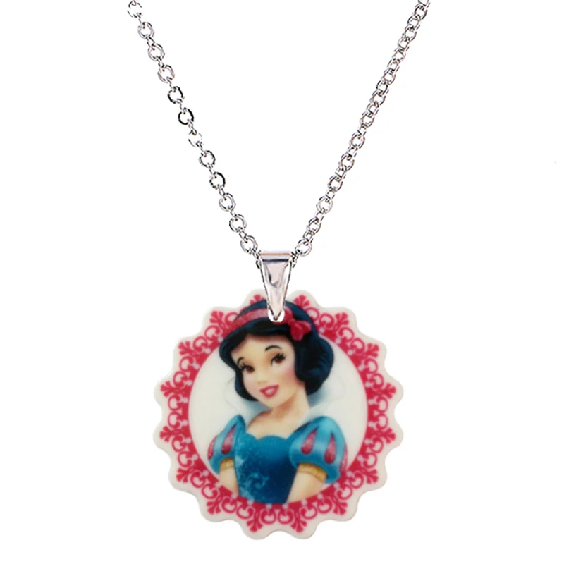 2016 г. Акриловая цепочка с кулоном для маленькой принцессы из мультфильма