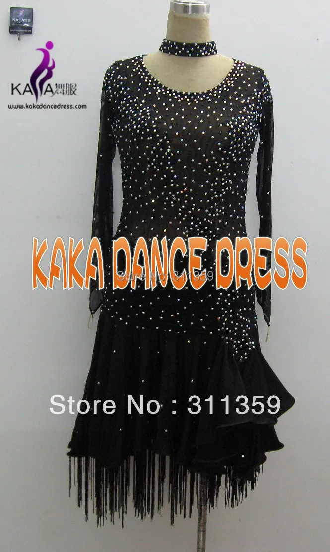 

2013 New Competition Latin dance dress,tango salsa samba dance dress,latin dance wear,KAKA-L130337
