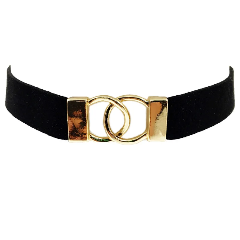 LEMOER Boho Black Velvet Handcuffs Pendants Charms Collar Choker Necklace for women gothic Designer Tattoo Jewelry collier femme | Украшения