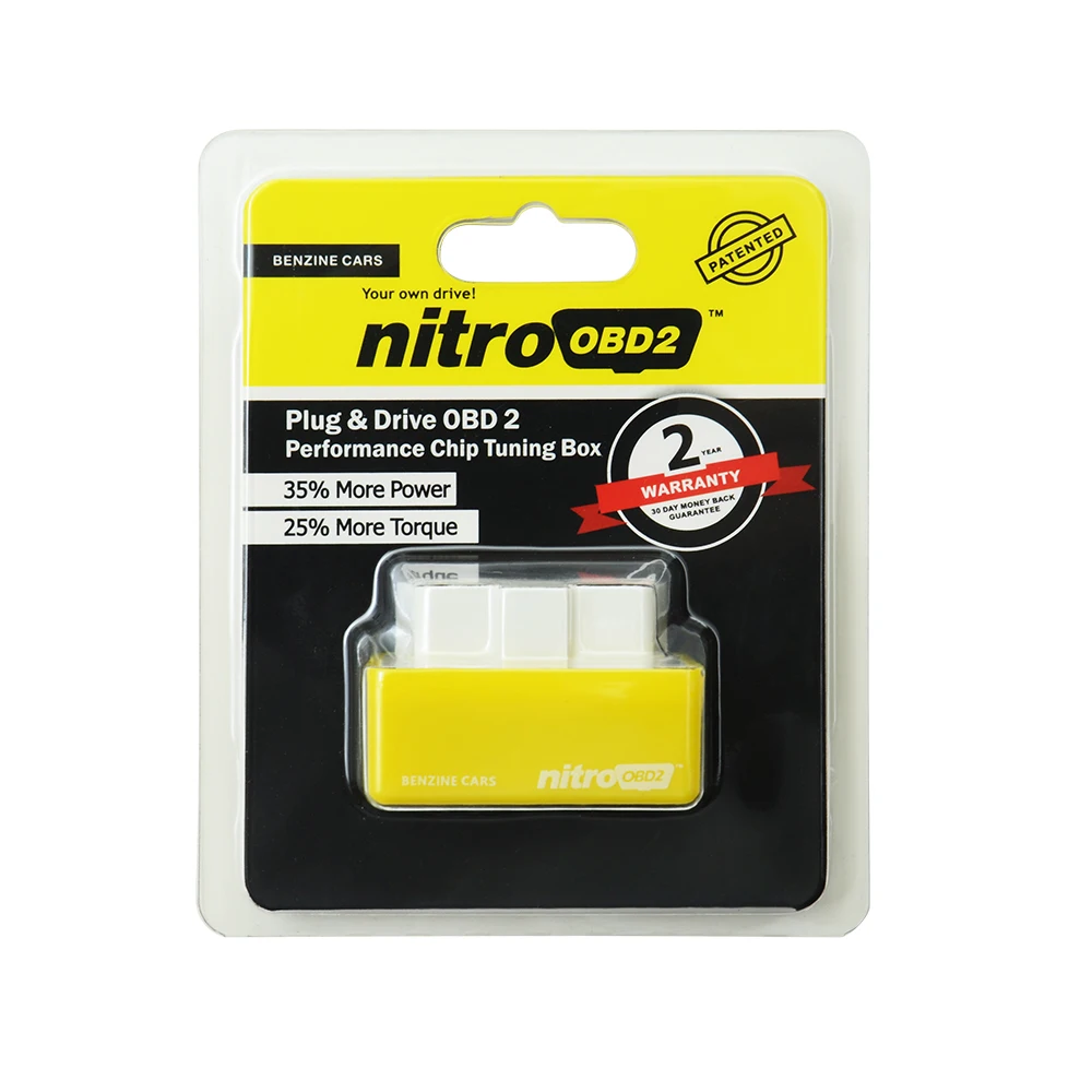 Чип тюнинг автомобильный Nitro чип с разъемом OBD2 работает дизельными