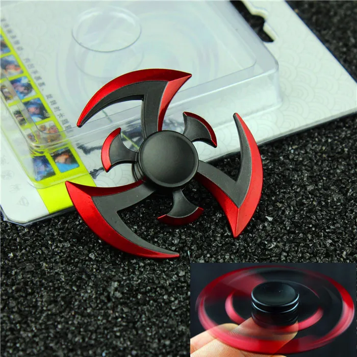 Новый Непоседа гироскоп Спиннер Наруто палец Tri вращающийся дротик