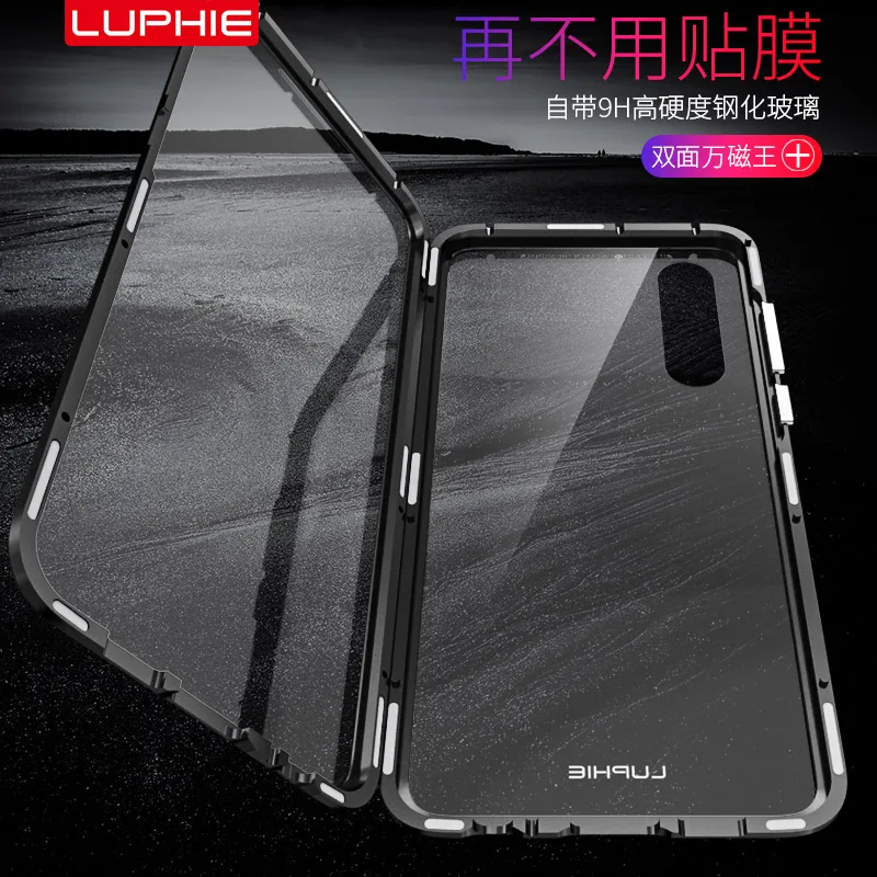 Роскошный защитный Магнитный чехол на весь корпус для huawei P30 Pro чехол 360 прозрачная задняя крышка из закаленного стекла для huawei P30 чехол