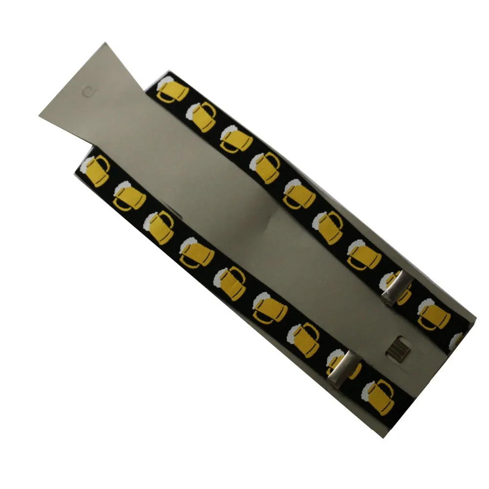 2019 новые модные регулируемые подтяжки с мультяшным рисунком пива шириной 2 5 см