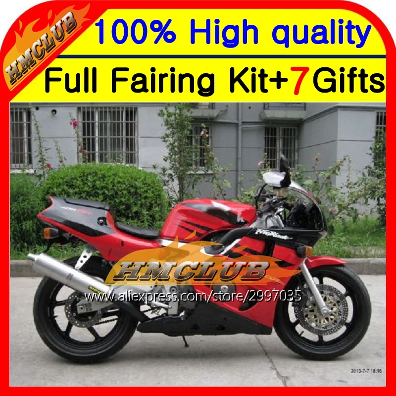 Корпус для HONDA CBR400RR NC23 87 89 CBR400 RR Красный Черный 88 HM5727 CBR 400RR 1987 1988 1989 заводской