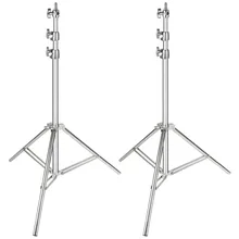 Neewer Stainless Steel Light Stand Silver, 79 inches/200 centimeters Foldable and Portable Heavy Duty Stand for Studio Softbox