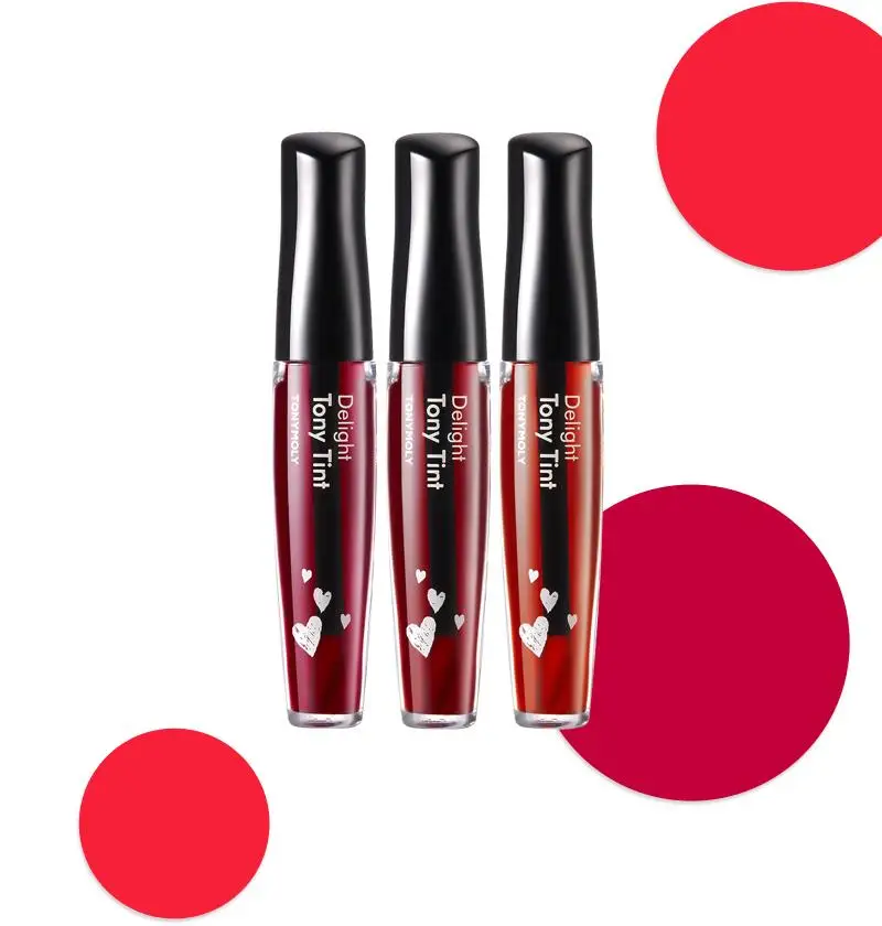 TONYMOLY Delight Tony Tint 8,3 мл губы увлажняющее средство для макияжа Блеск для губ Матовая жидкая губная помада Водонепроницаемая оттеночная корейская косметика