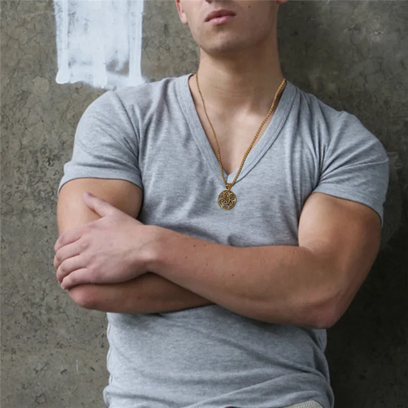 Модное ретро ожерелье из нержавеющей стали Boniskiss 2020 женские Украшения этнический