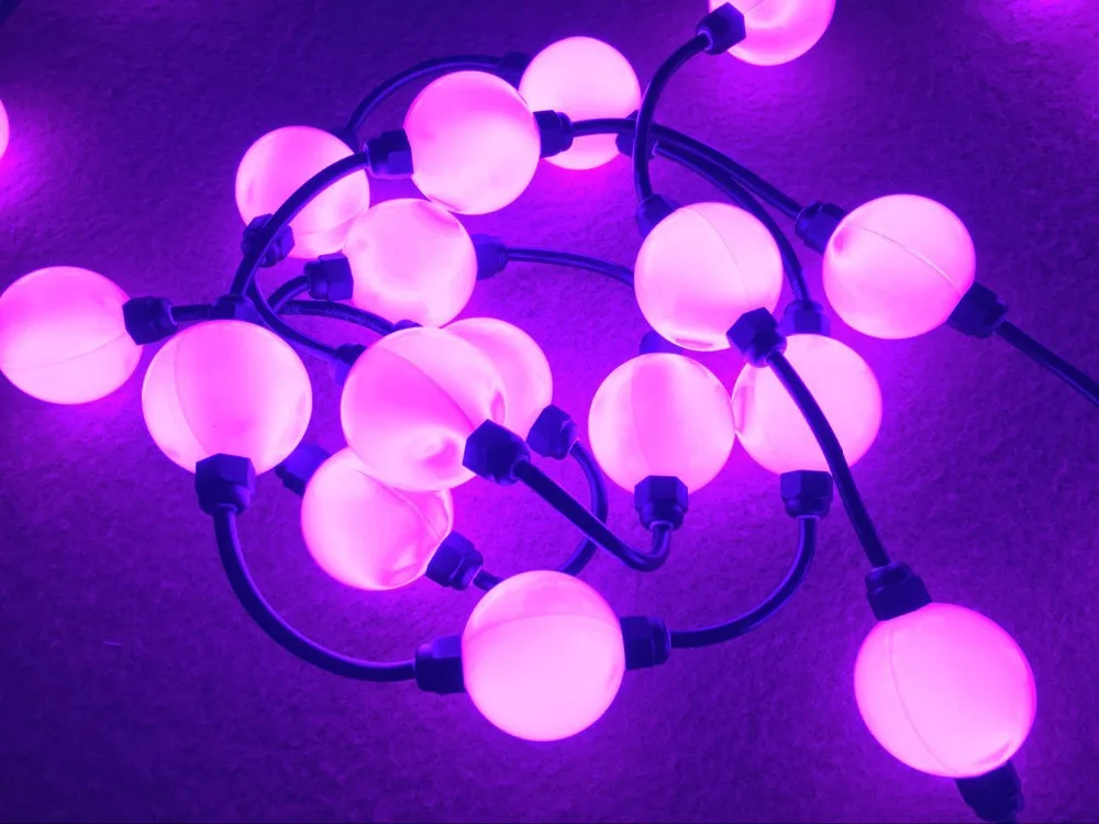 40 шт. 50 мм WS2811 полноцветные молочные шарики Водонепроницаемые вход 12 В