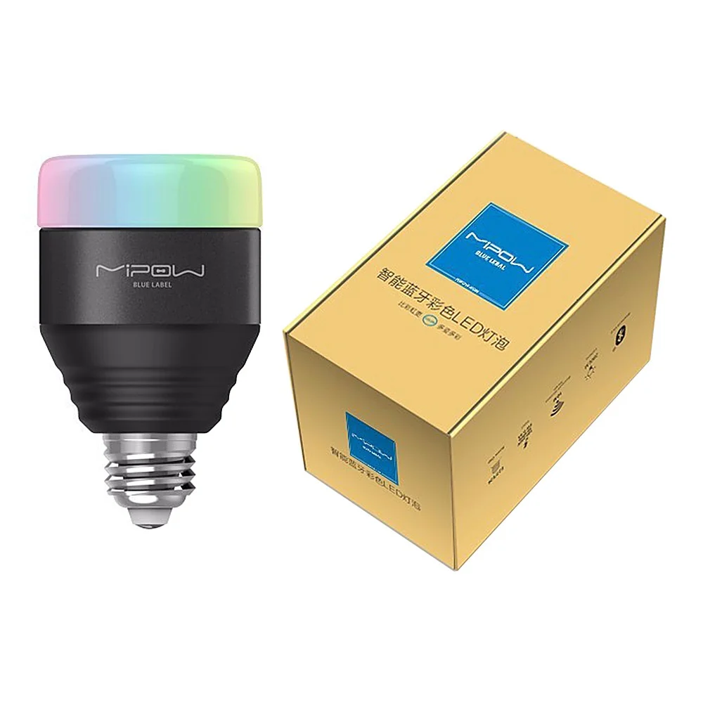 MIPOW BTL201 Bluetooth Smart Светодиодный лампочки приложение смартфон группы управления