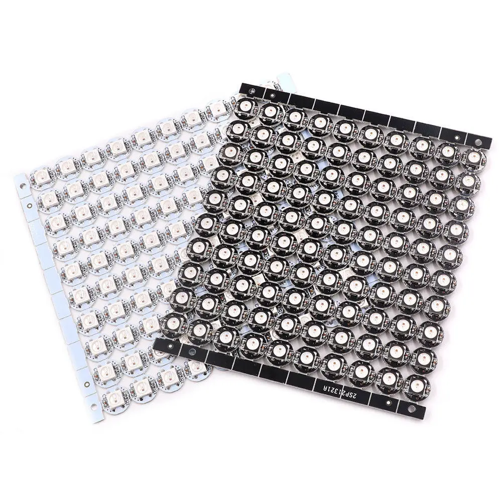 4-контактный WS2812B WS2812 светодиодный чип и радиатор 5 в 5050 RGB WS2811 IC встроенный модуль