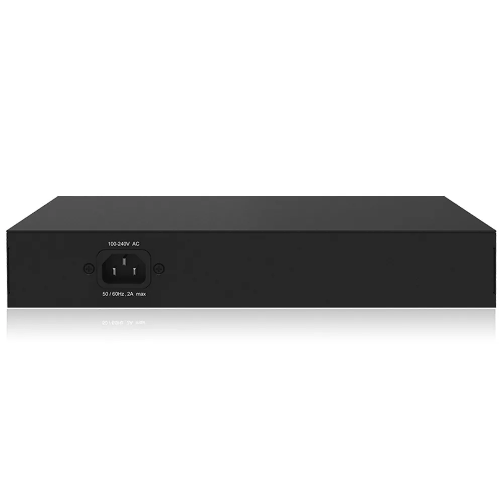 UTT S1081P-24V 8-портов Неуправляемый Пассивный Fast Ethernet PoE Коммутатор, 8 PoE портов 130 Вт, 24 В Пассивный PoE, плюс 1 Порта FE