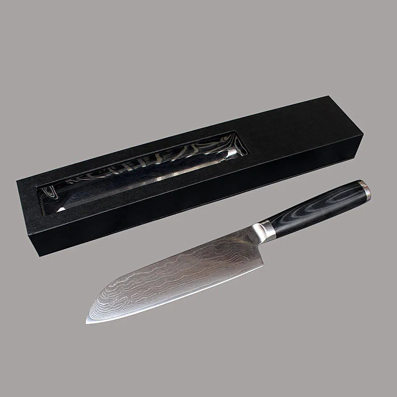 Findking 7 inch Damascus Steel Chef Knife Professional Kitchen 67 layer Meat Slicing Fruit Utility Tool With Mikata Handle | Дом и сад