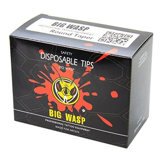 BIGWASP одноразовые плоский/подъемный Magnum Размеры Пластик наконечники для тату