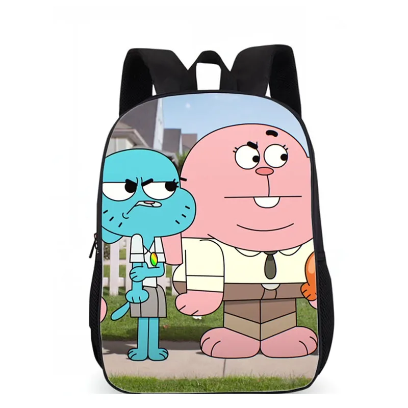 LUOBIWANG удивительный мир Gumball печати школьный ранец для подростков мальчиков и девочек милый узор дети книга сумки Mochila