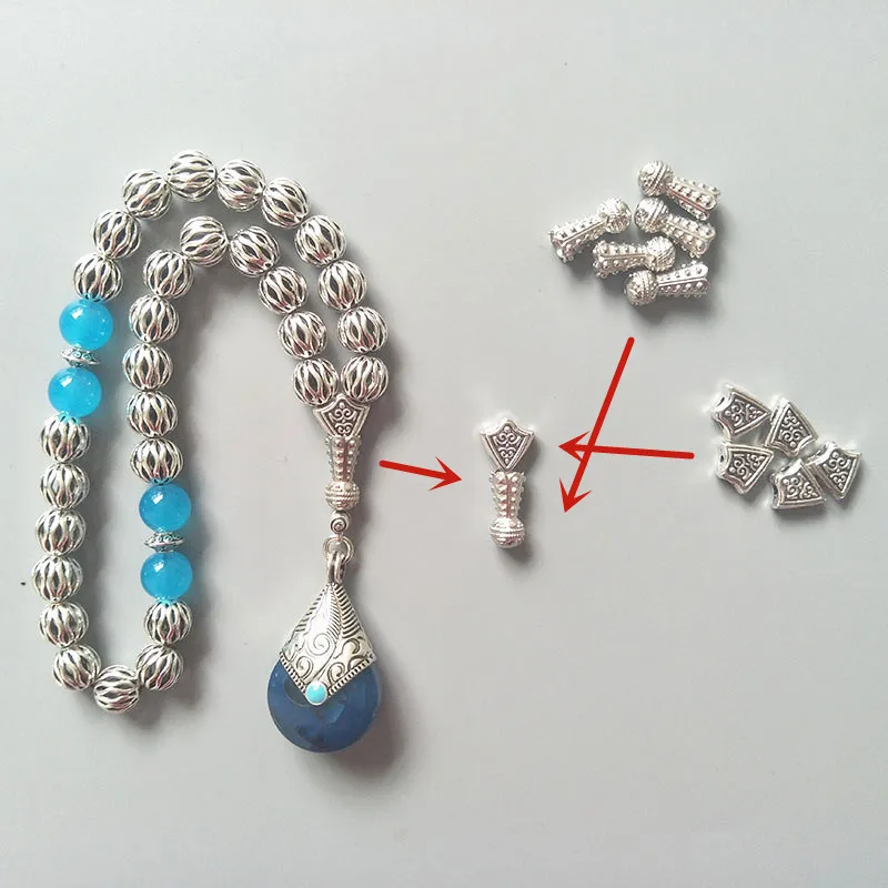 Аксессуары для самостоятельного изготовления tasbih сплав 10 шт.|Ювелирная