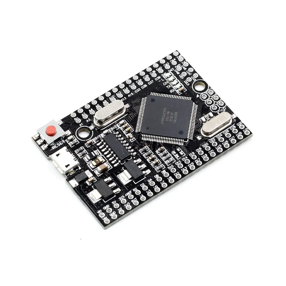Mega 2560 PRO(встраивание) CH340G/ATmega2560-16AU, с наконечниками для мужчин. Совместим с Mega 2560