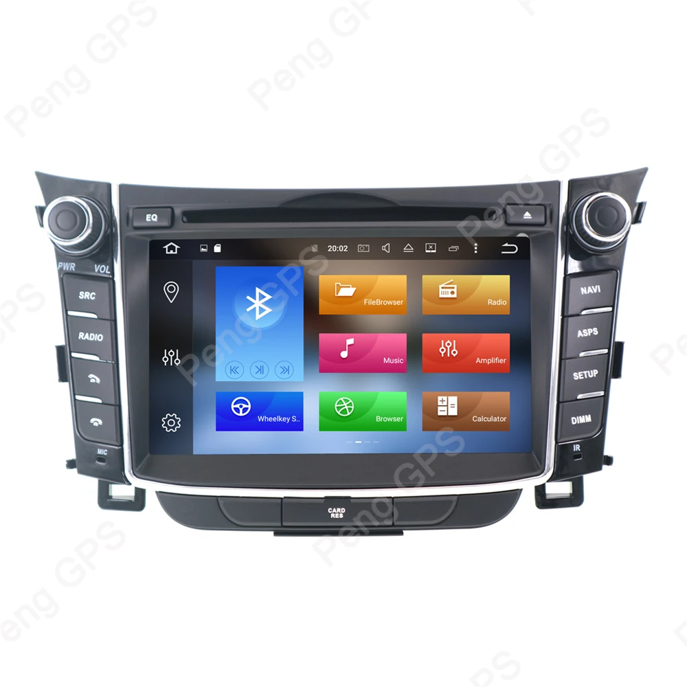 Ips экран 2 Din Android 8 Автомагнитола для HYUNDAI i30 Elantra GT 2012 2013 gps навигация CD DVD плеер блок