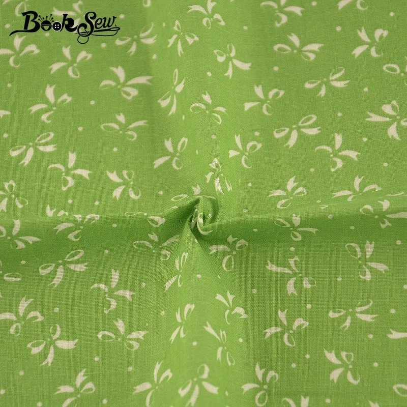 Хлопковая простая ткань Booksew домашний текстиль Лоскутная белая кукла с бантом