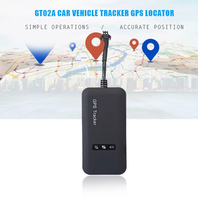 GT02 Портативный автомобильный gps навигатор трекер локатор ЖК дисплей удаленного