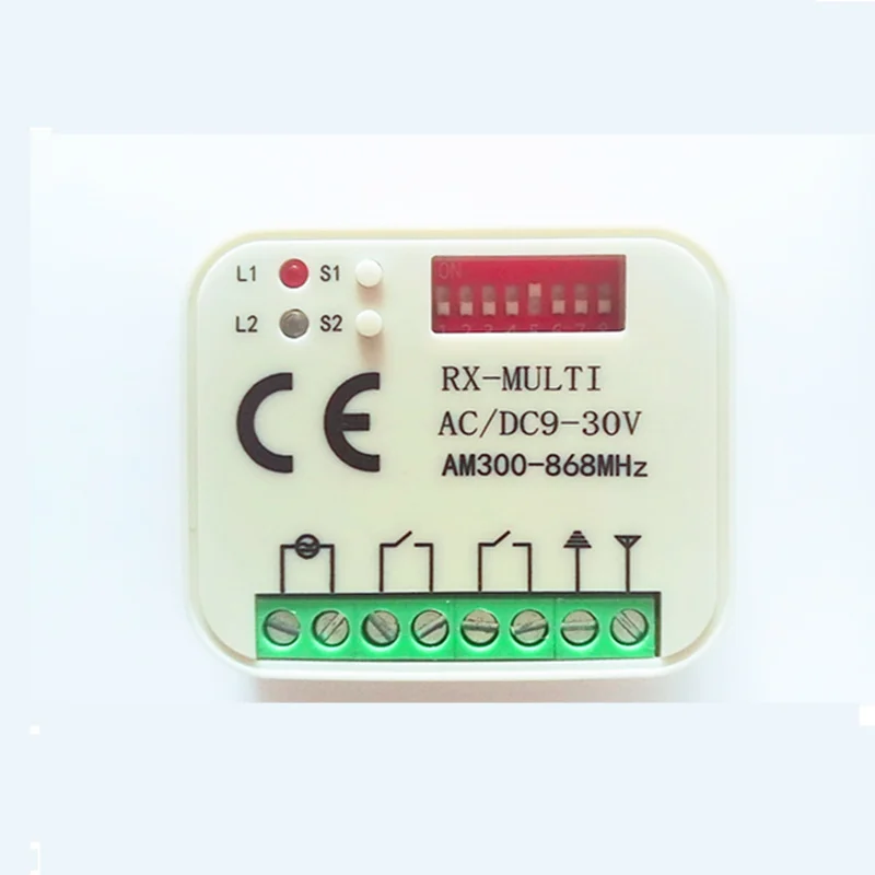 3X RX мульти Frequency300 868MHZ AC/DC 9 30V универсальный прокатный код дистанционного