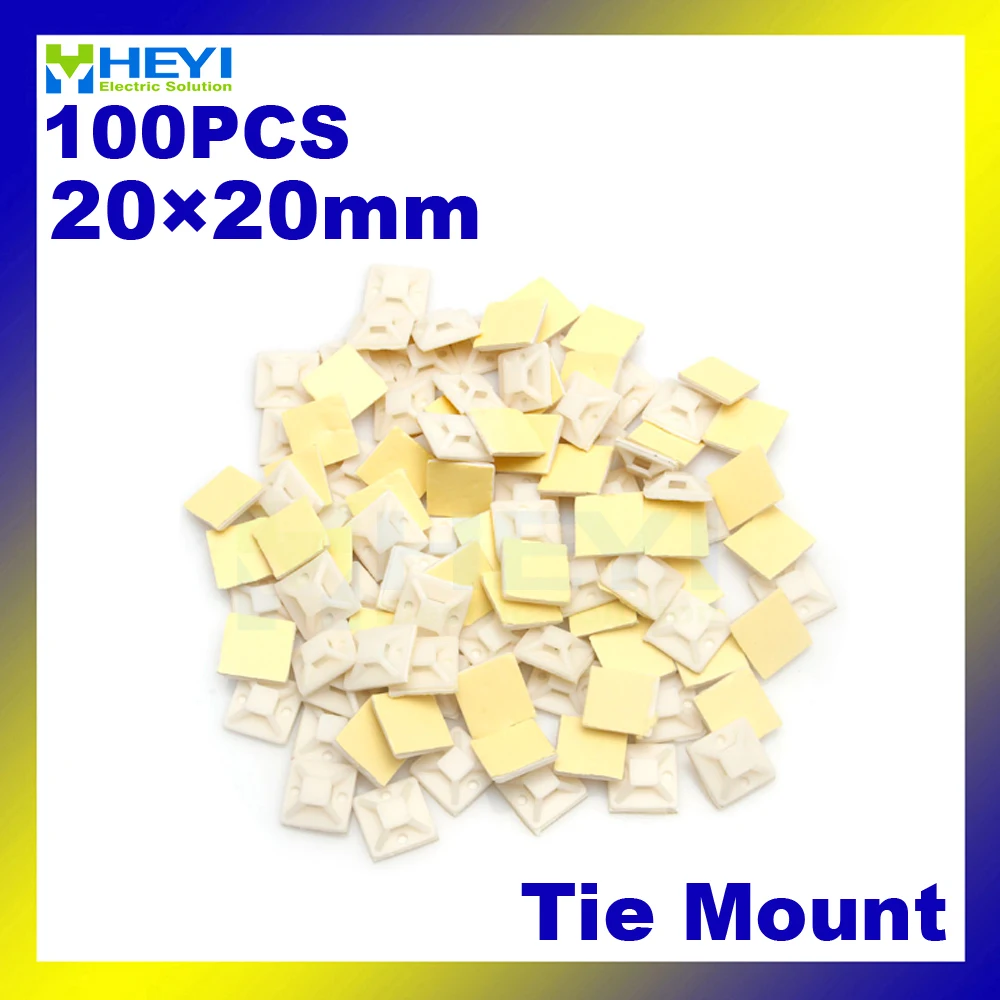 Прямая продажа с фабрики основа для кабельной стяжки 100 стандарта самоклеящаяся