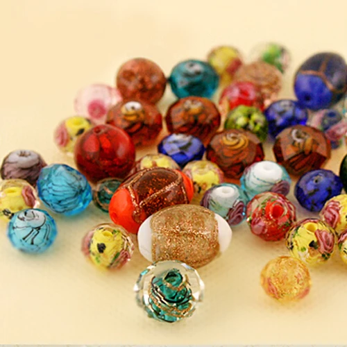 Лидер продаж Прямая поставка 30 шт. лэмпворк стеклянные бусины россыпью для