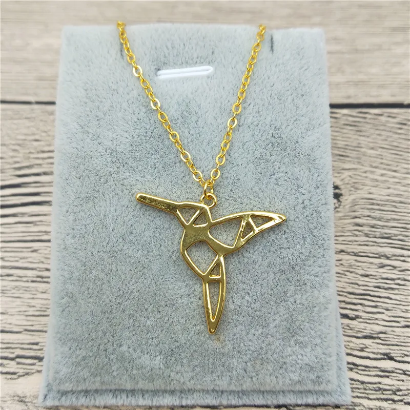 Новинка оригами Бриллиантовая Птица Ювелирные изделия ожерелье с животными