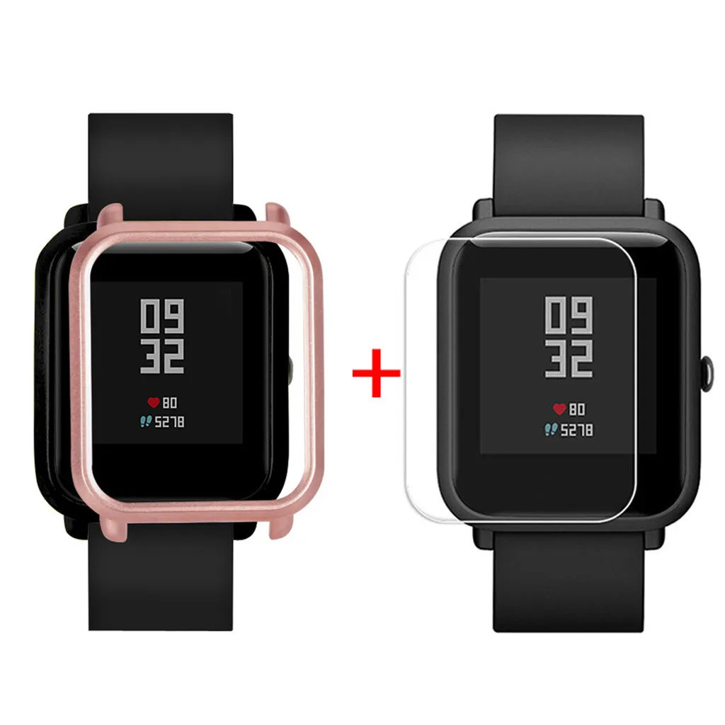 J Защитный чехол для Huami Amazfit Bip Younth Watch, тонкий цветной чехол с рамкой, защитный чехол 19Mar15 - Цвет: J