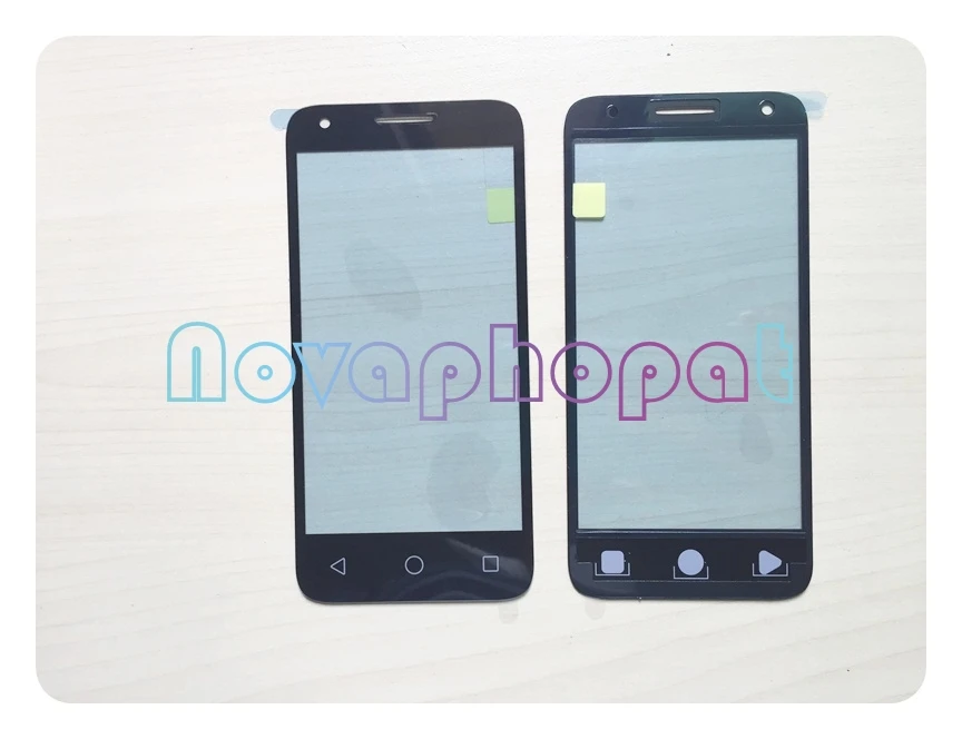 Черно-белый экран для Alcatel One Touch Pixi 3 4,5 дюйма 4027 4027D 4027X 5017 5017E VF795 Vodafone speed 6, стеклянные линзы, 10 шт.