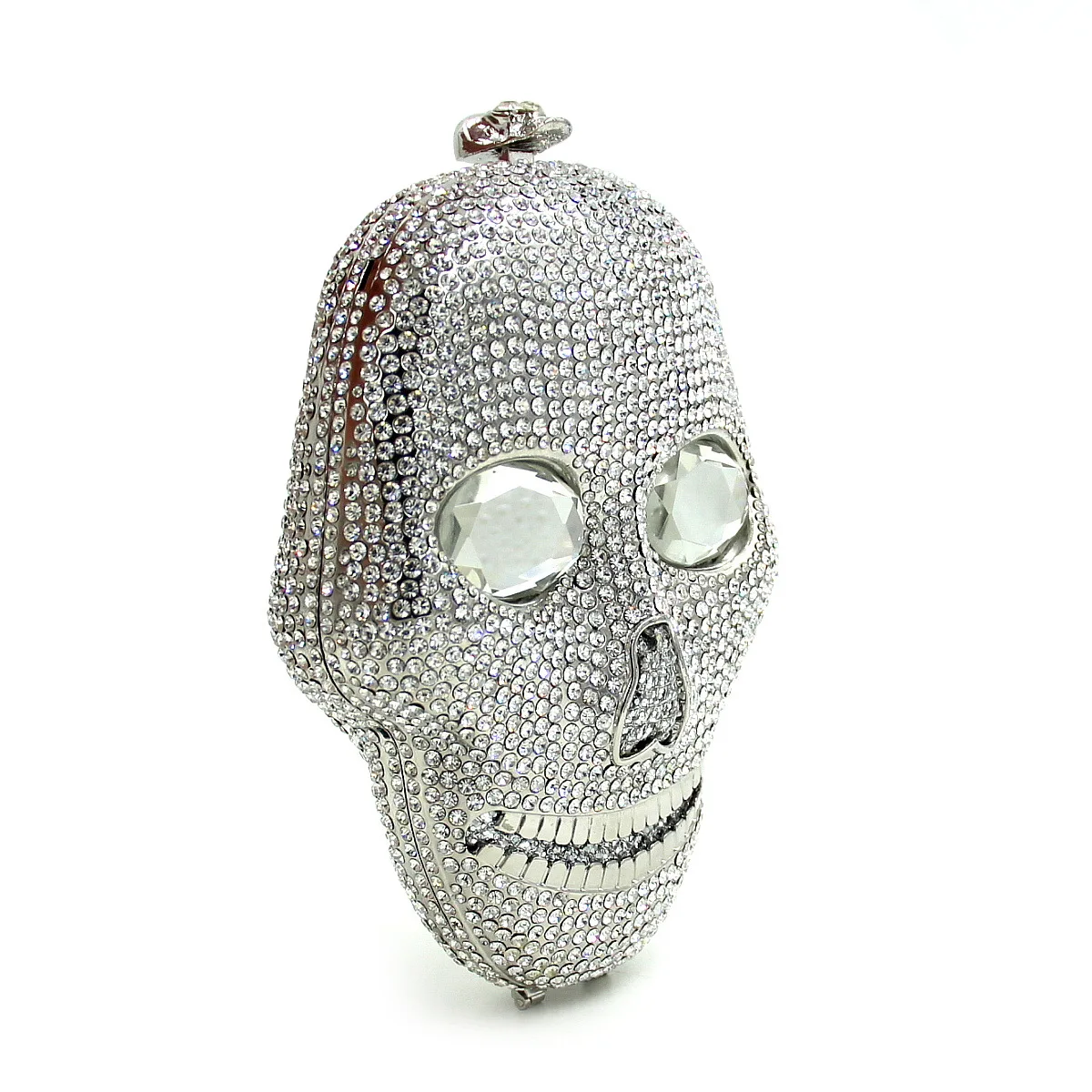 2017 Новый Женский День Клатчи Европейской роскоши Алмаз Череп Хэллоуин Обед Сумка