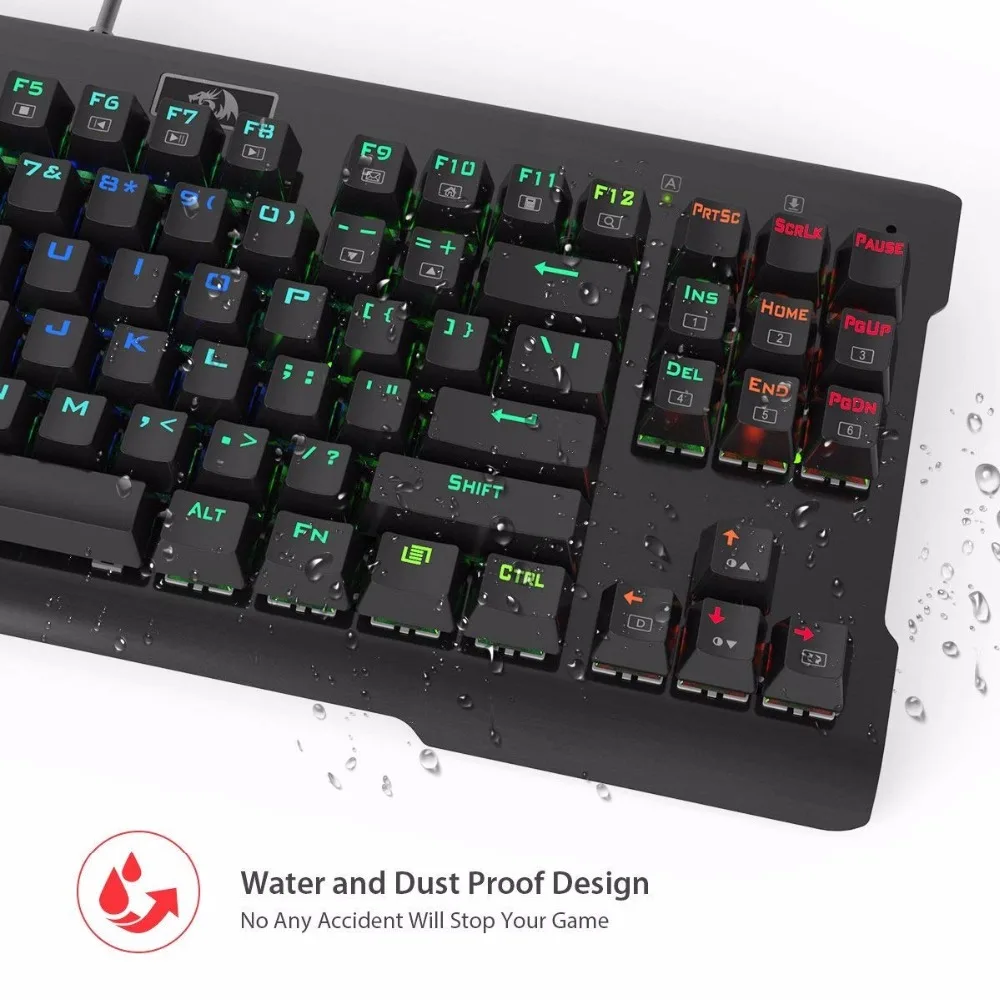 Механическая клавиатура Redragon K561 TKL игровая с RGB светодиодный светкой и