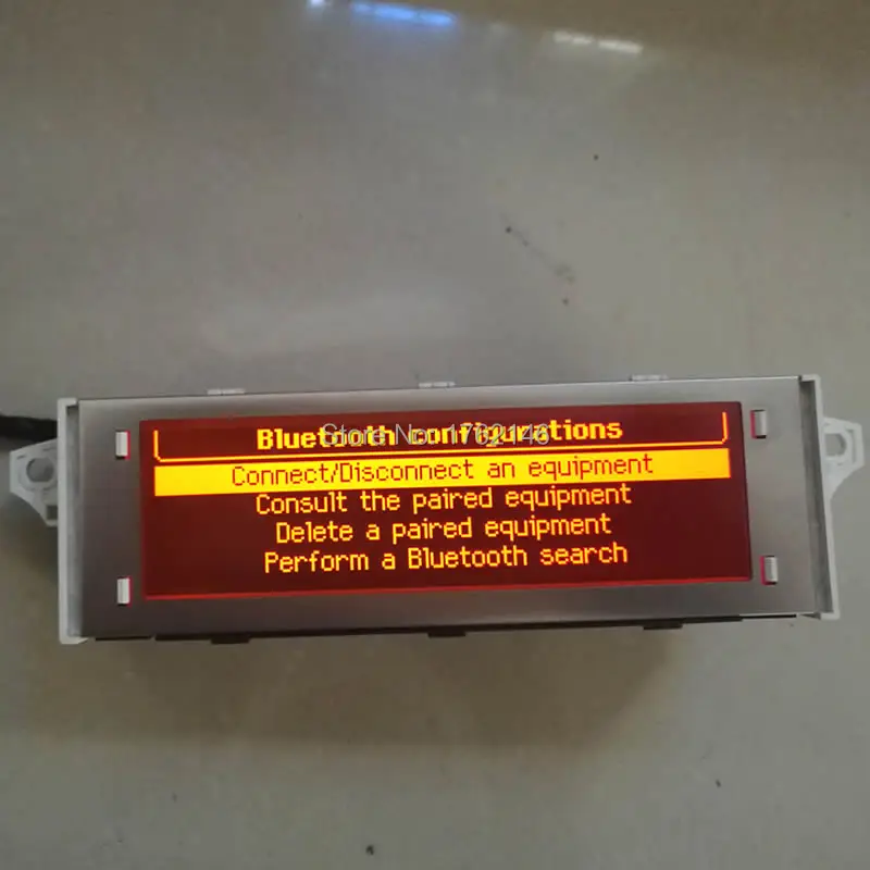 Красный экран с поддержкой USB и Bluetooth дисплей, монитор высокого качества для peugeot 307 207 408 citroen C4 C5 красный экран(12 pin