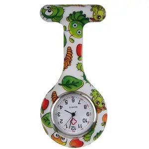 Карманные часы, силиконовая брошь на клипсе для медсестры, подвесные карманные часы, подарок # D