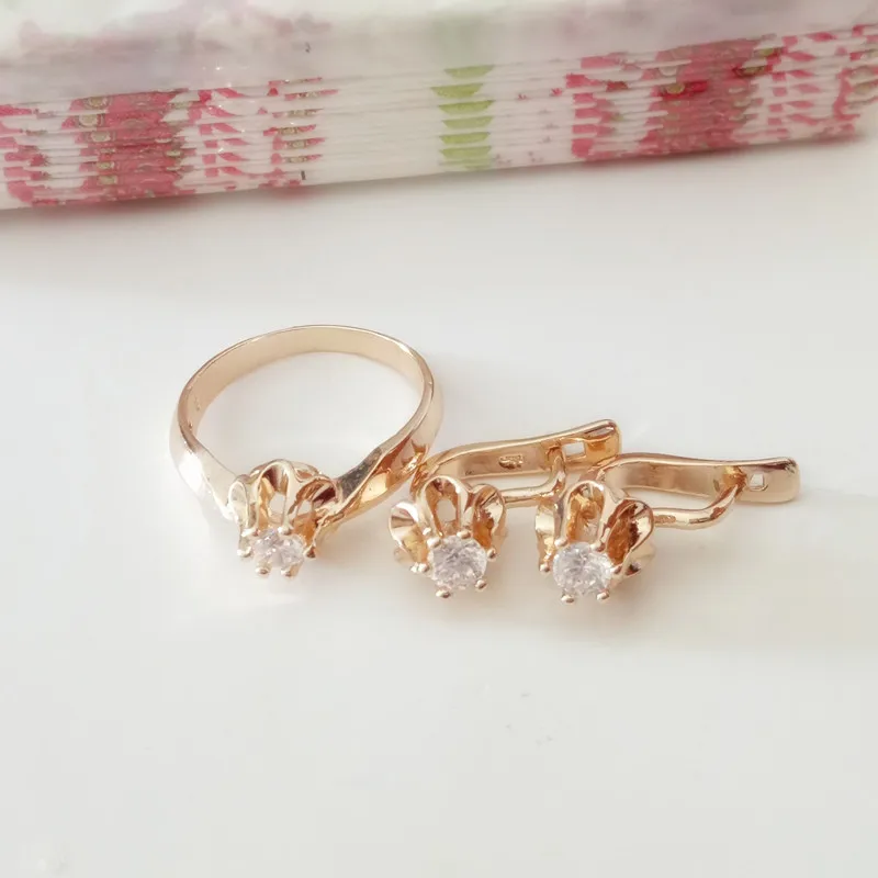 Женский ювелирный комплект из колье и серёг с фианитом|colorful jewelry sets|fashion setjewelry sets |